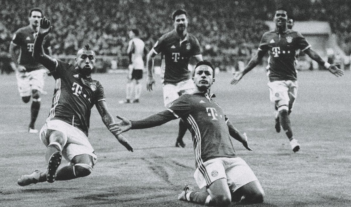 Bayern humillating Arsenal at home