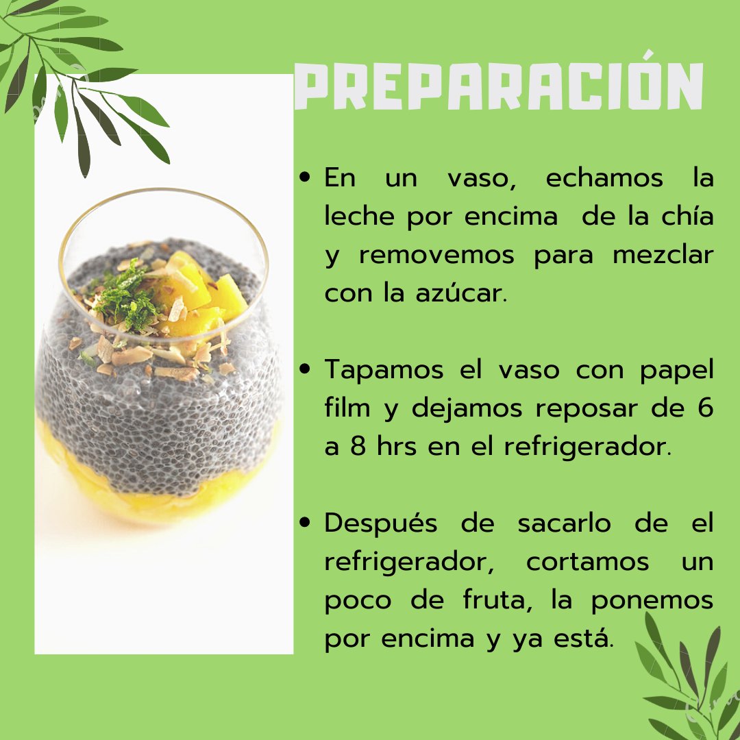 caverfrut's tweet photo. El pudding de chía acompañado de frutas, tal como se sugiere en esta receta, es un desayuno equilibrado gracias a las proteínas y los ácidos grasos omega 3 que aportan las semillas y a los carbohidratos que nos aporta la fruta.
#caverfrut #chia #superfoods #puddingdechia https://t.co/LlN8OymCmj