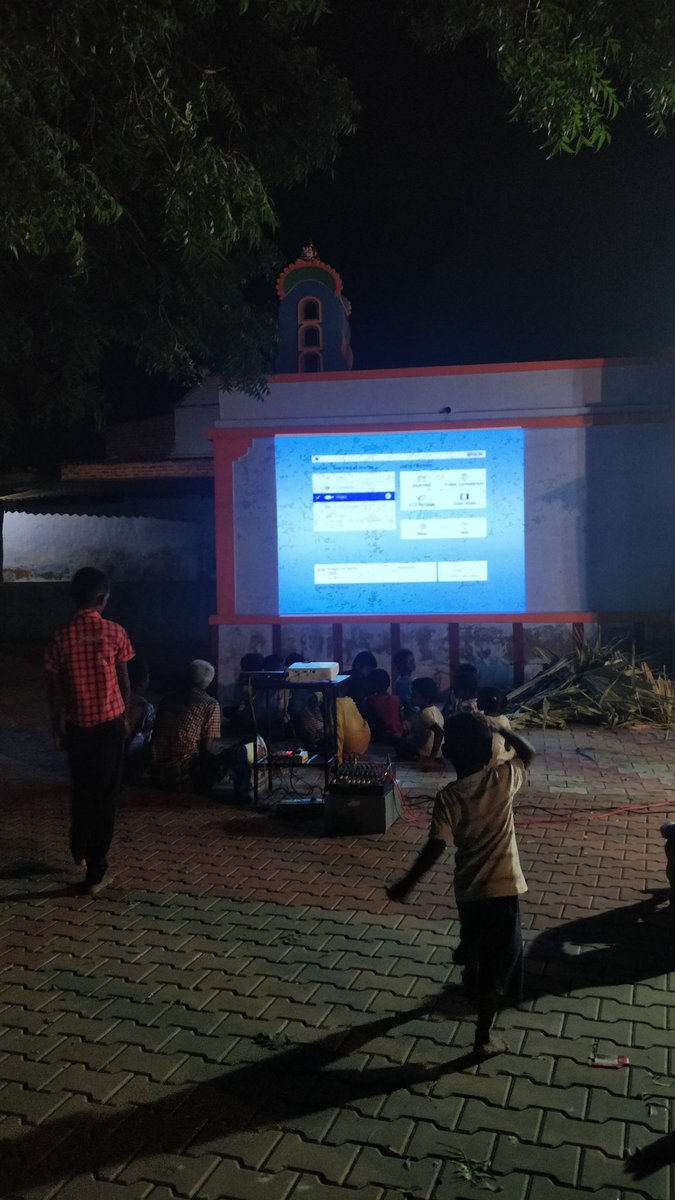 To the person who asked if technology has reached the village. Here - proof https://twitter.com/iRatzzz/status/1321822786231308289?s=19