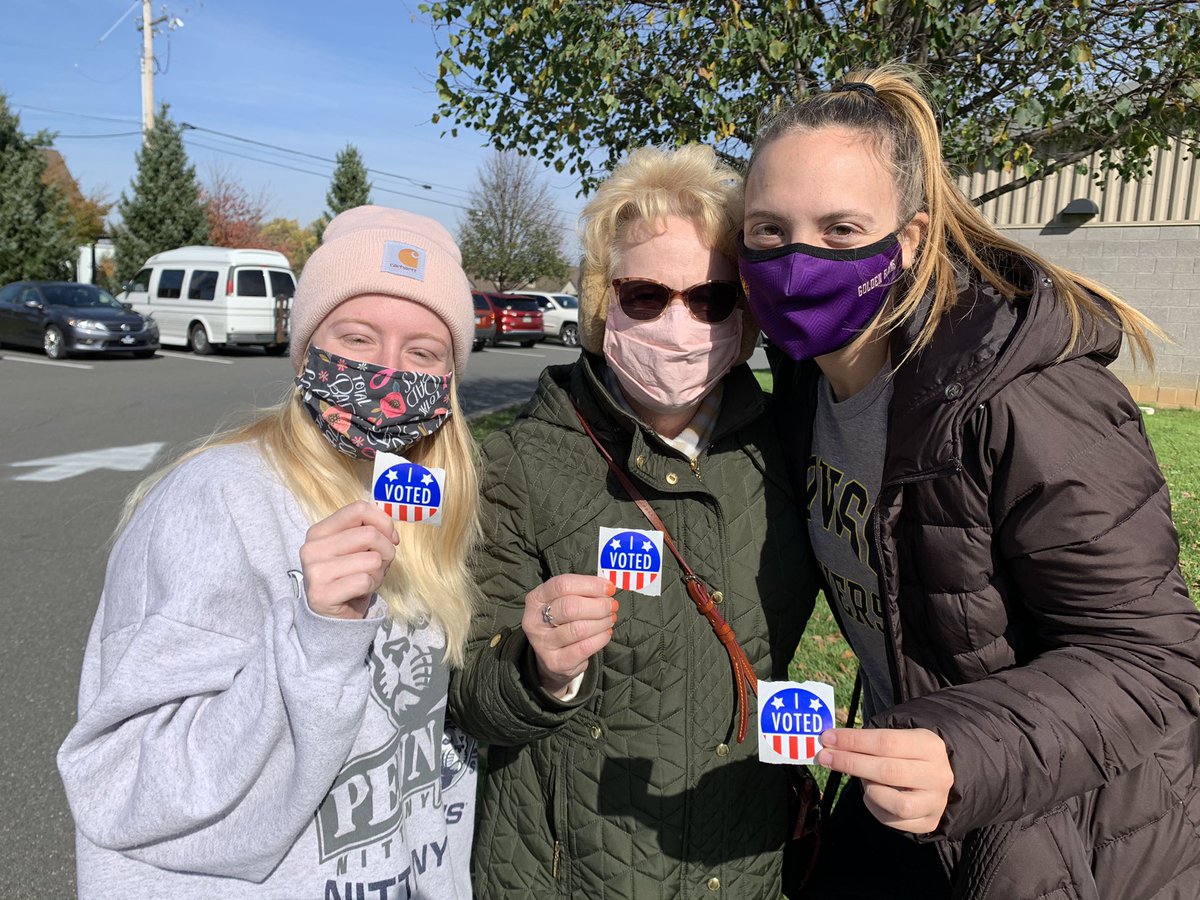 BerksStandsUp's tweet photo. First time voters Amber &amp; Nikki!! https://t.co/ictfptd7Sd