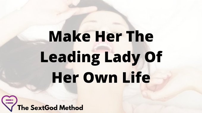 Women always wonder...  'When will it be my turn?'  As a man, you are the director of the romantic movie
