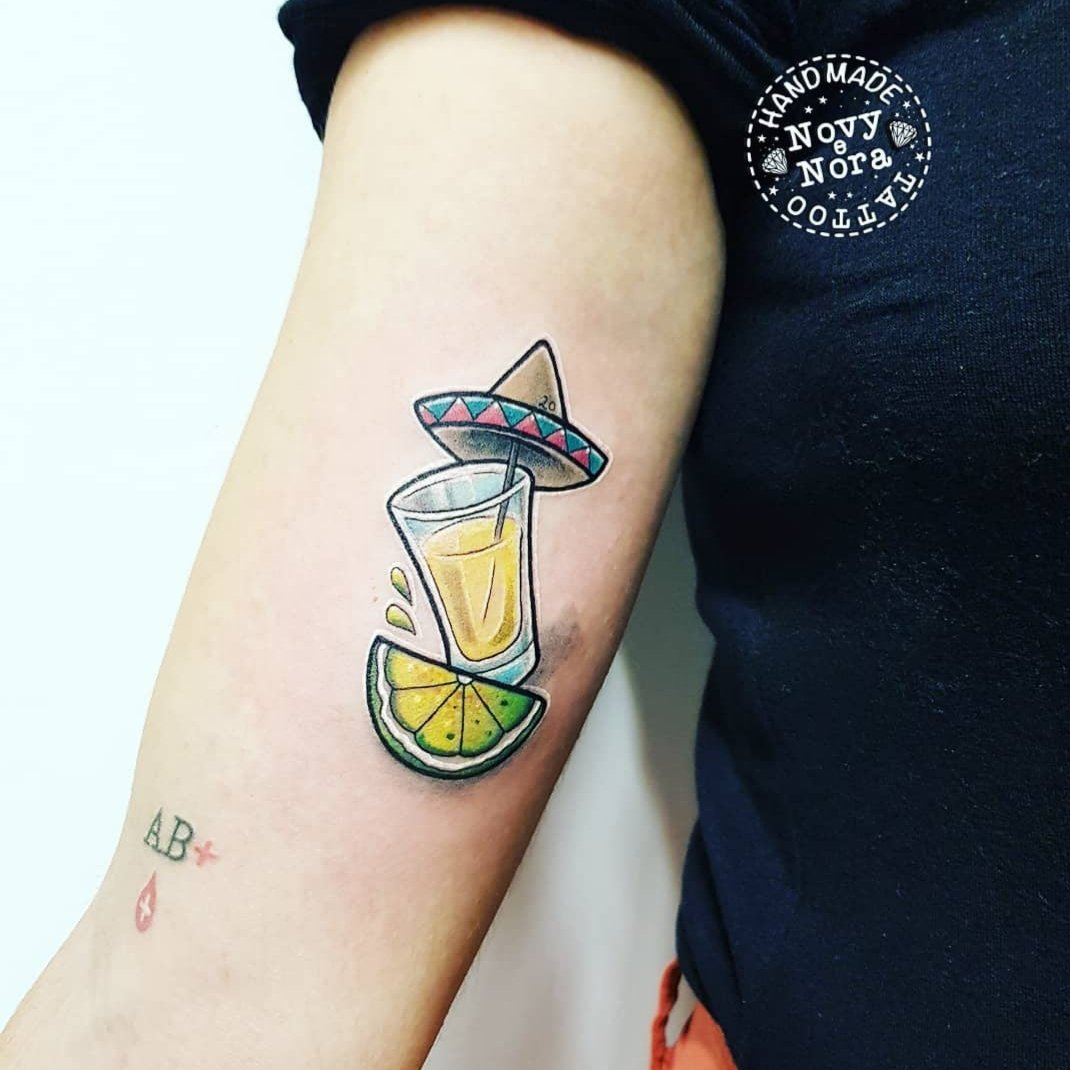 Tequila shot glass by Ricky  Hocus Pocus Tattoo  Facebook