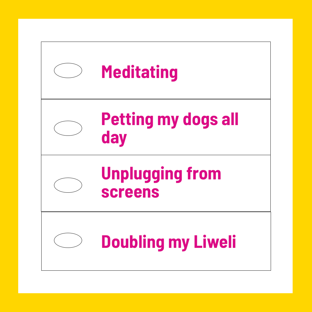 liweli_wellness's tweet photo. Since we’re filling out ballots anyway, how are you dealing with your Election Day stress? https://t.co/rURzj7J0jY