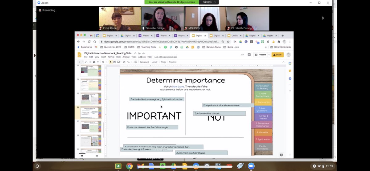 Mrs_E_Kane's tweet photo. Loving the session on #DigitalInteractiveNotebooks with Rockstar, Danielle Bridge! Sheโs blowing my mind with the Master slides (Iโve been using screenshots as backgrounds... Which was a a major time suck!). Youโre the best, @dmbrads https://t.co/M9K9ZTz8Dg