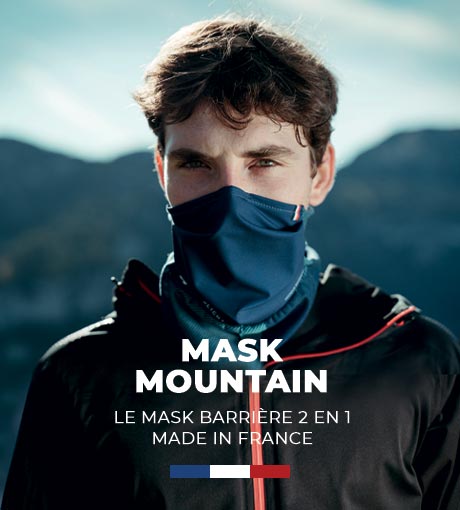 The 2in1 Mask suitable for outdoor activities.🏃‍♀️🏃🚴‍♀️🚴⛷🏂
Practical, simple and innovative solution, the Mask Mountain integrates a barrier mask into our Pass Mountain neck tube.
😷 2 layer filter
☁️ Only 20 grams
🇫🇷 Made in France
See more👉 bit.ly/2I4Qqvi