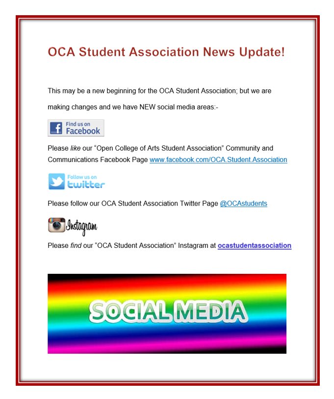 OCA Student Association tweet media