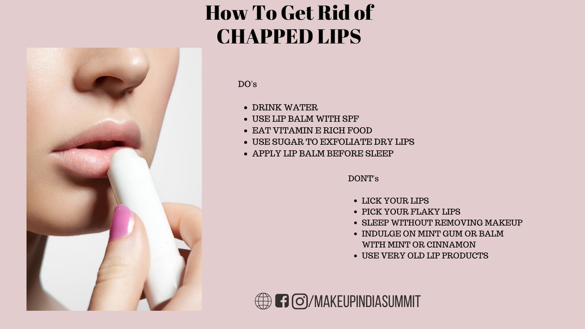 UniversalConnct's tweet photo. Skin care Tips ... Tips to get rid of Chapped Lips 
https://t.co/YvmmhRQuKL

#skincaretips #makeupindiasummit #vibrantconcepts #universalconnect https://t.co/JiNofooFv6