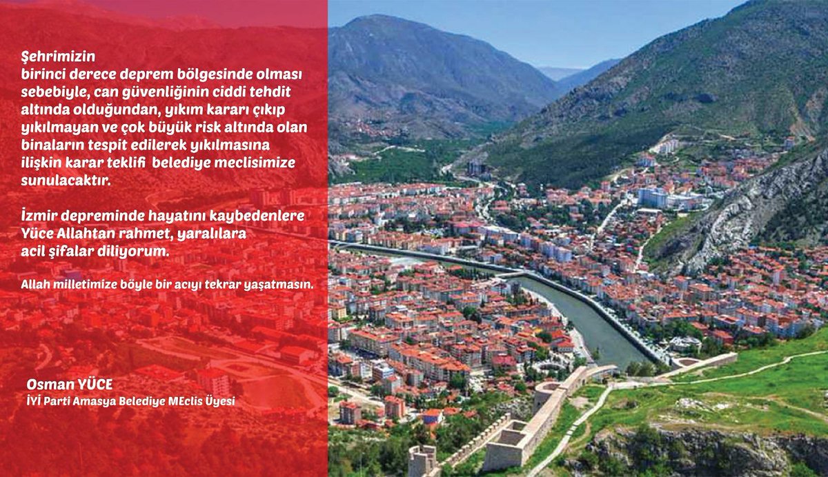 İl Başkanımız Avni VERDİ'ye, değerli Yönetim Kurulu Üyelerimize ve Belediye Meclis üyemiz Osman YÜCE'ye gösterdikleri hassasiyet ve özenli çalışmaları için teşekkür ederiz.
#AmasyaİYİOlacak #TürkiyeİYİOlacak