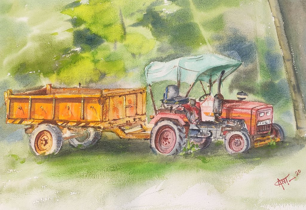 Greyant4's tweet photo. Out door painting...
#watercolor #Drawwithavijit #outdoorpainting #watercolorpainting #object #easywatercolor #car #paintingoftheday #beautifulpainting https://t.co/ok1SI8S9VR