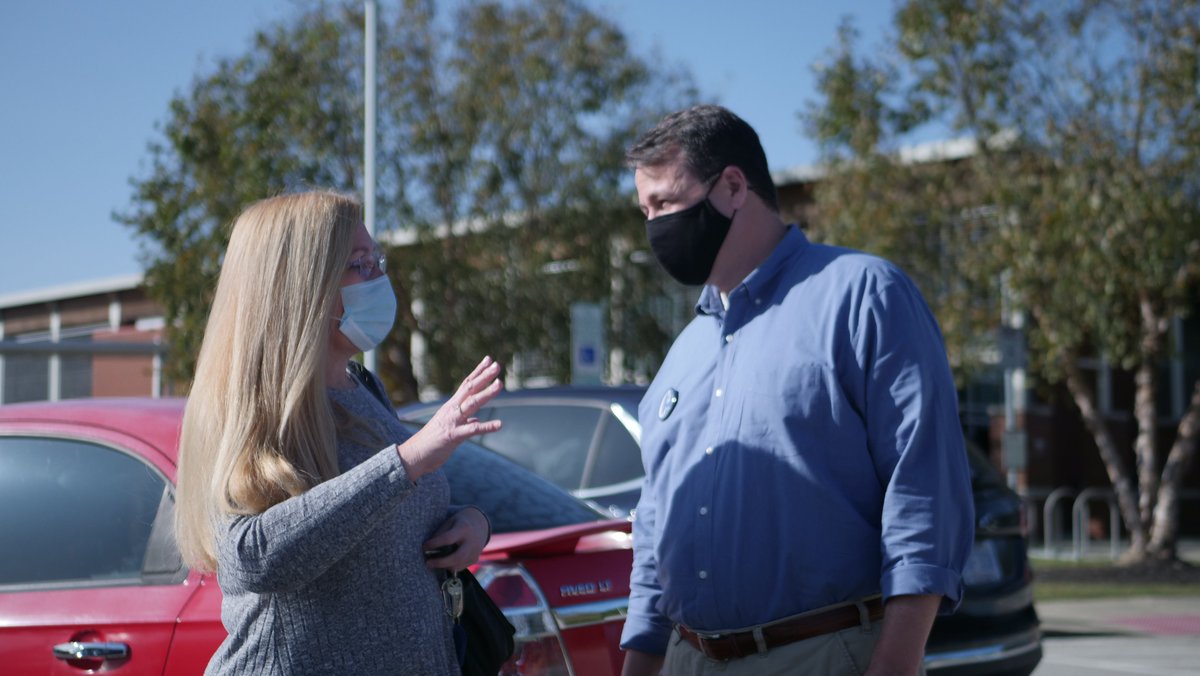 So exciting to see so many North Carolinians heading to the polls this morning. The energy is palpable! Can’t wait to continue connecting with folks throughout the day as they cast their ballots.