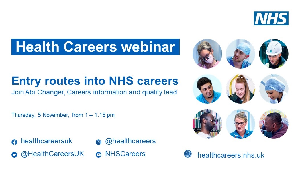 NHS Health Careers tweet media