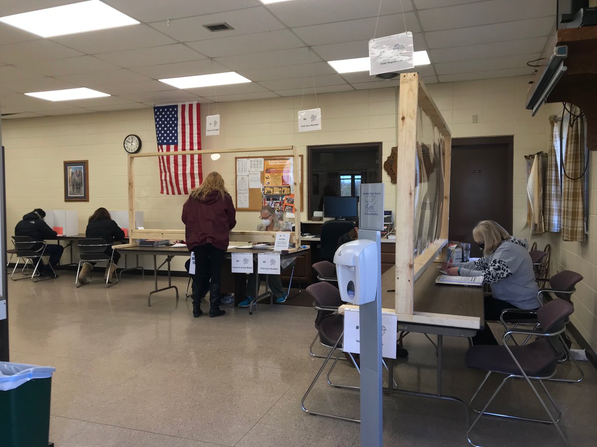 Jamie_Rokus's tweet image. AWESOME find by @CaitlinShuda at the polls today: A mom and her 18-year-old son were both voting for the first time in Port Edwards, #Wisconsin. "I feel like it’s going to make a difference," the mom said.

#Election2020 #ElectionDay