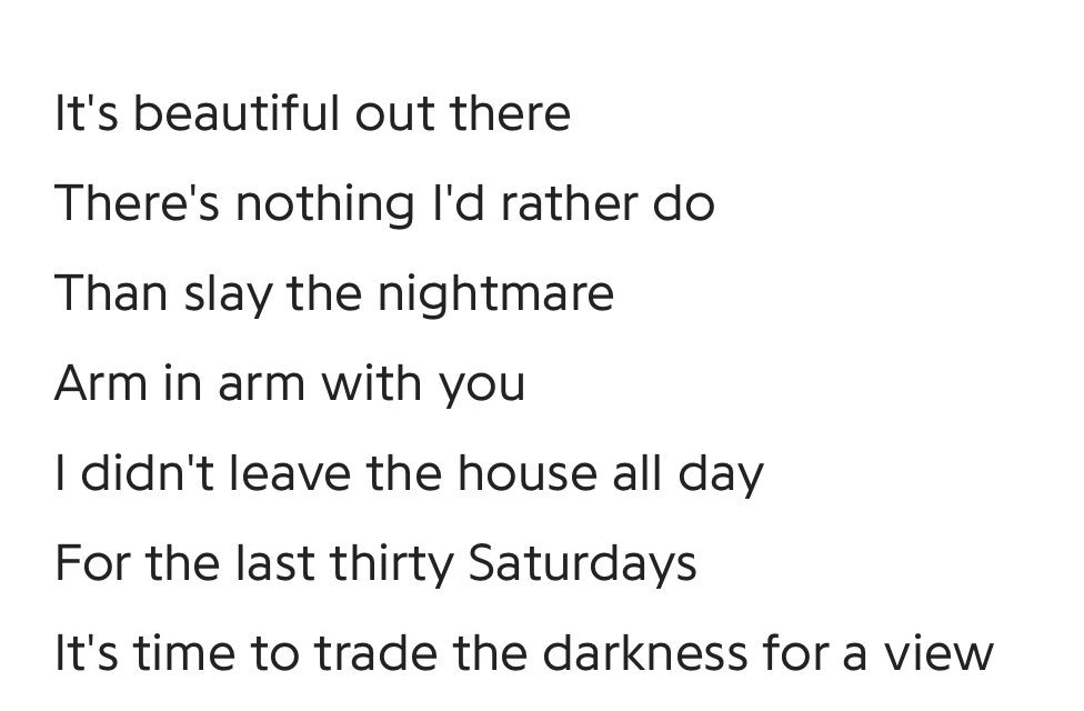 posting  @jeffrosenstock lyrics every hour until the polls closefrom June 21st