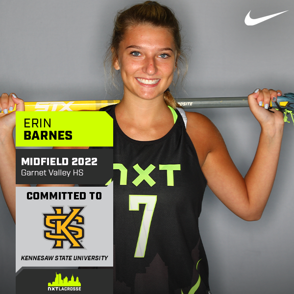 NXTLCGIRLS's tweet photo. Congratulations to Erin Barnes on her recent commitment to @ksuowlslax! https://t.co/g6twusKjAC