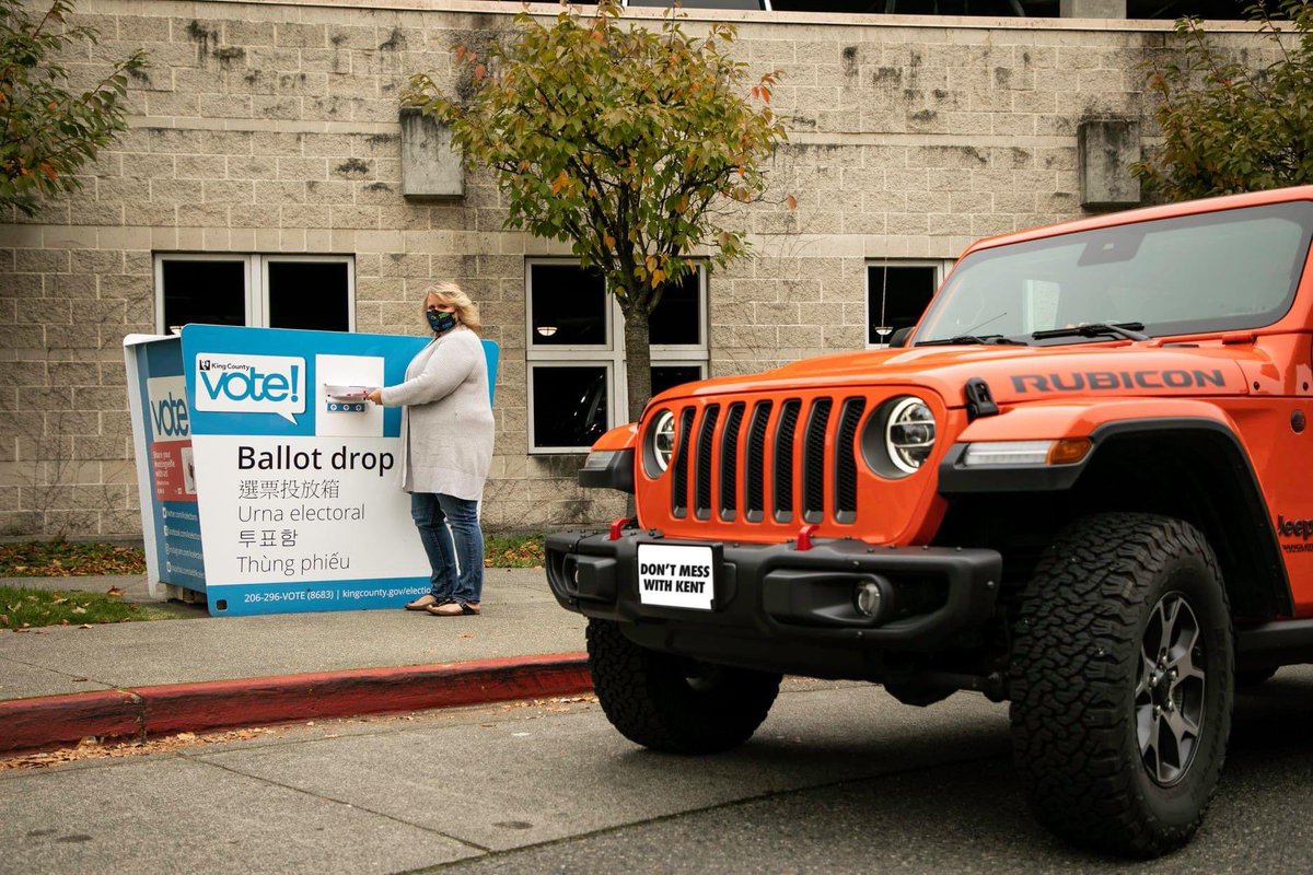 cityofkent's tweet image. Breathe. Today is the day. Make sure you stop by a ballot drop box or the voting center at ShoWare and be prepared for long lines. #KentVotes #WeAreKent 
🗳️ Regional Justice Center
🗳️ Kent YMCA
🗳️ Kentridge High School