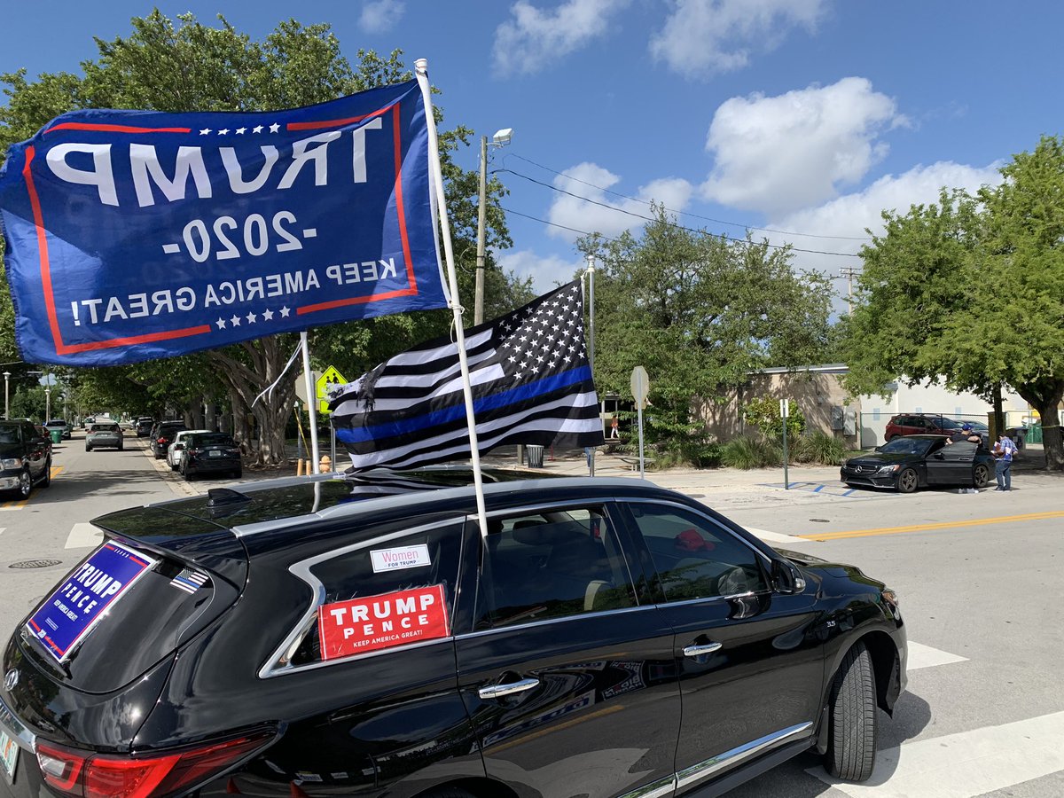 Spent the morning visiting polling locations in Miami and saw two clear trends:

- Little to no line, even at larger locations. 
- A MAGA truck parked outside each site. 

More coverage <a href="/USATODAY/">USA TODAY</a>