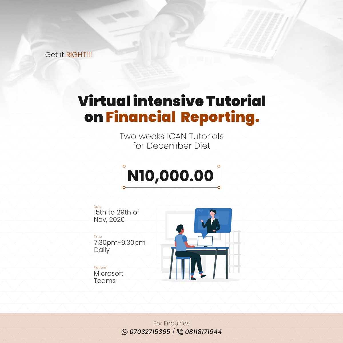 omoloso_seyi's tweet photo. Are you writing the upcoming December 2020 ICAN diet and you need help in Financial reporting?. This is for you!
#ICAN #Financial_Reporting https://t.co/TRaIhImmCA