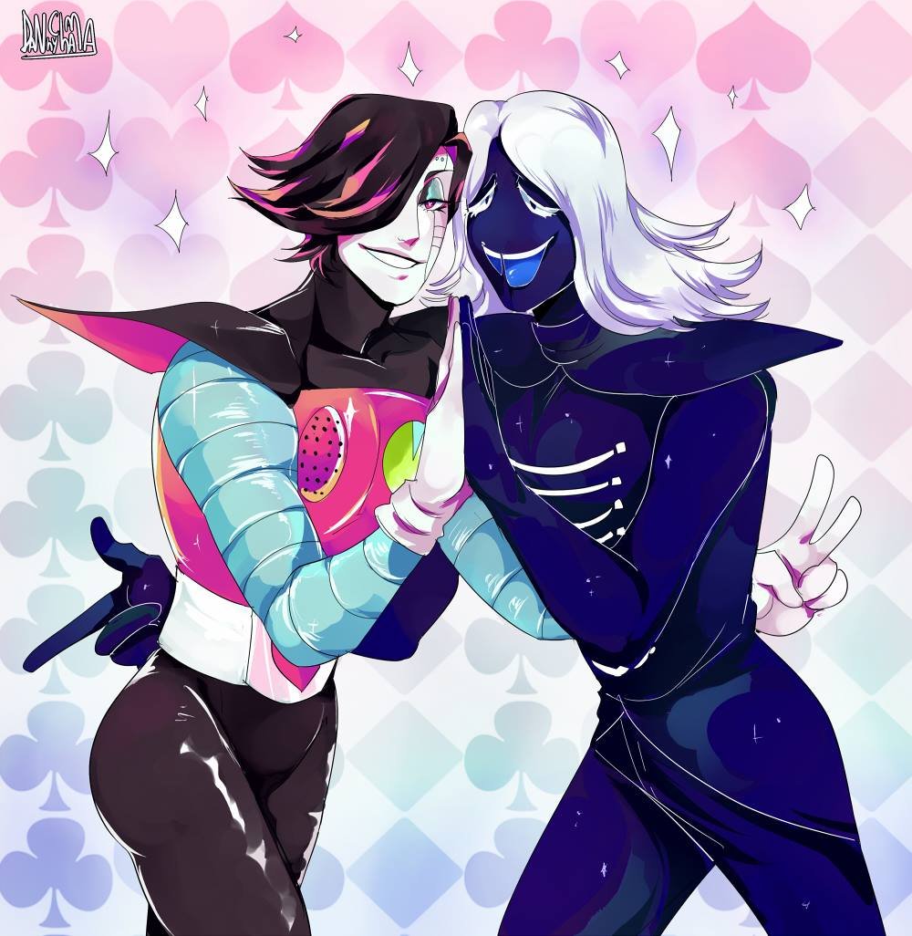 kawaiidani's tweet photo. fab boys #deltarune #undertale #mettaton #lesserdad https://t.co/8yMM3fdzq9