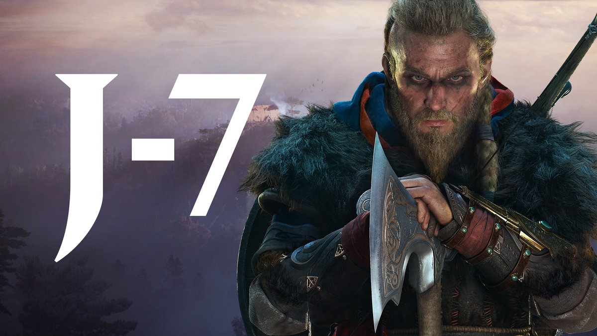 UbisoftFR's tweet image. Le Valhalla vous ouvre ses portes dans 7 jours ! #AssassinsCreedValhalla