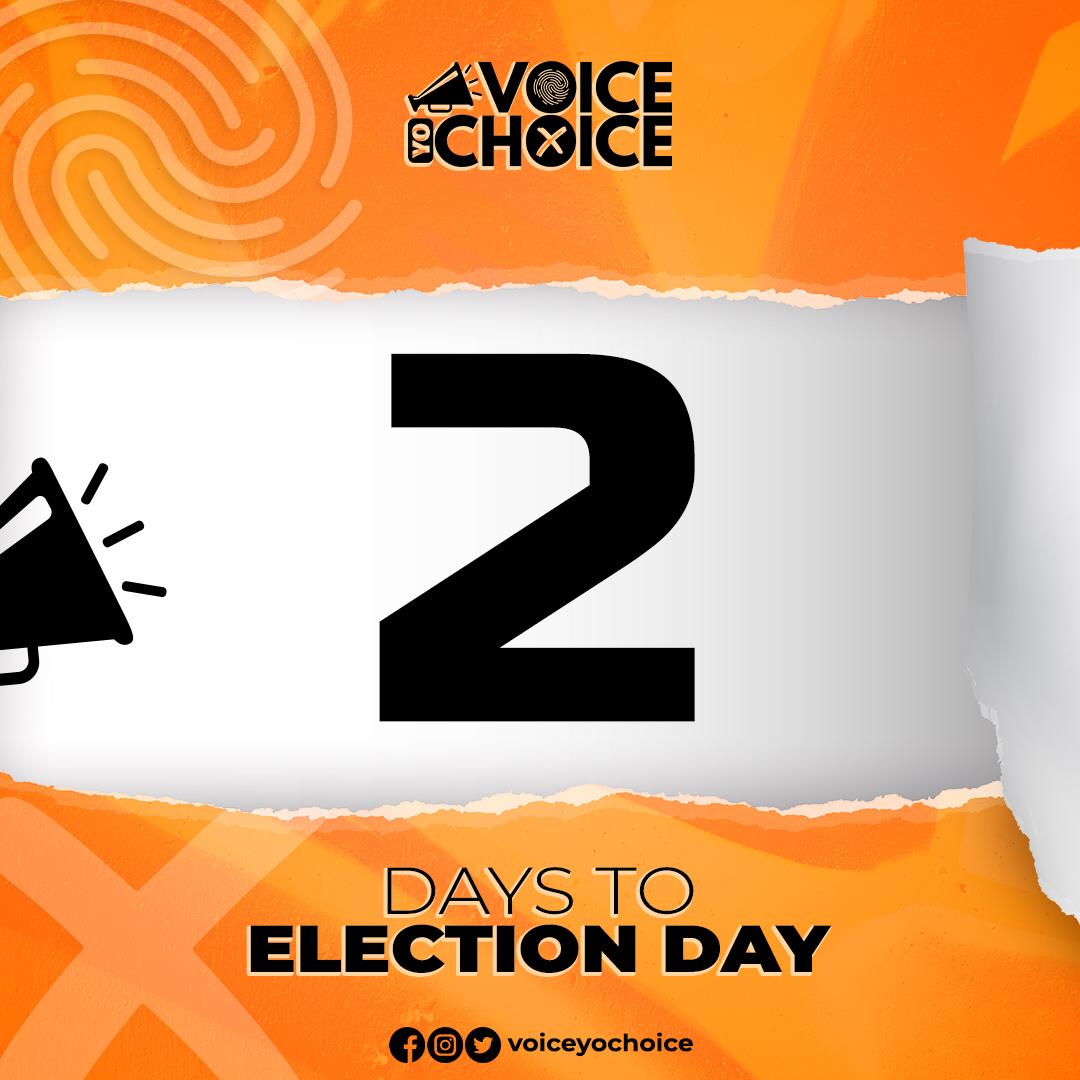 VoiceYoChoice's tweet photo. Only 2️⃣ days 2️⃣ go!
Are you ready to #VoiceYoChoice on Thursday Nov 5th?!
Remember to take a picture ID 📸👤 such as your National ID card, Driver's License or Passport with you when you go to the polls! 🗳

#YourVoiceYourChoice
#SVGElections
#XmarksDspot https://t.co/wc8uyFuO5a
