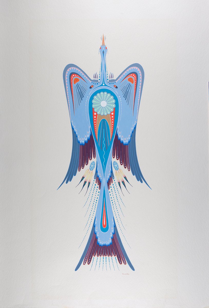 Okay Woody Crumbos work is a bit energetic but hear me out... avian symmetry is sort of chill!!! Plus I just like teal & mauve & blue blue blues