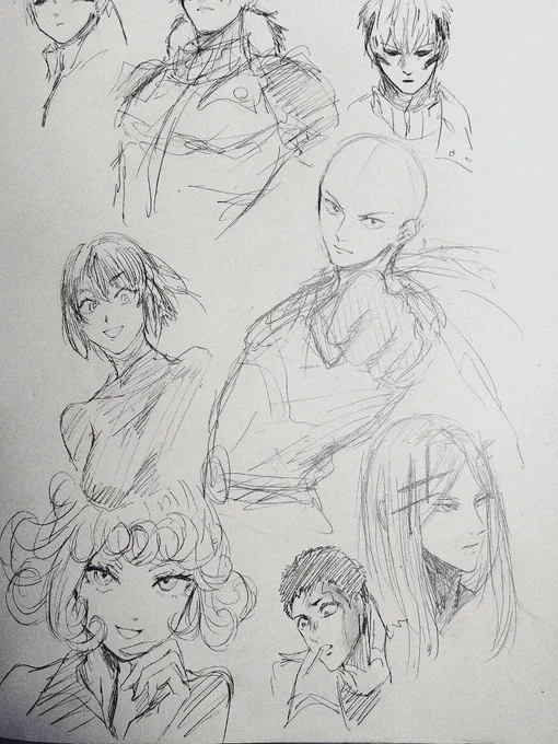 さっき描いたしたに模写しまくったけどやっぱも模写ってすげぇ大事だなと思った。なにか得られるもんがある気がする 