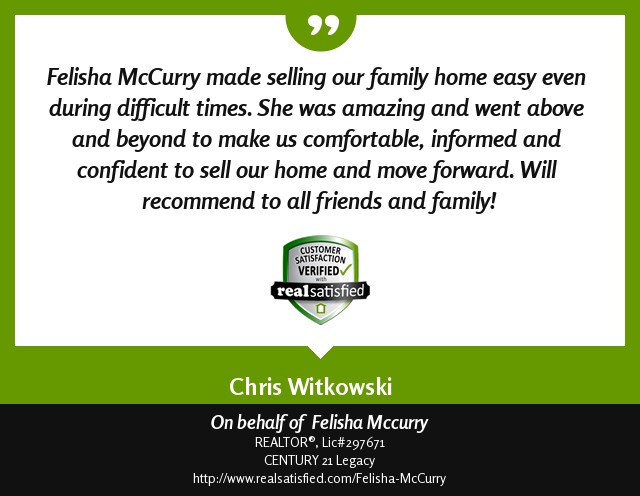 McCurryREALTOR's tweet photo. How does this make me feel? Let’s start with ecstatic. :) https://t.co/0RTZ9jVeW7 via @realsatisfied https://t.co/lH72MkekYW