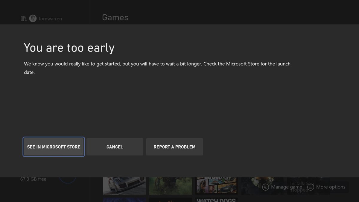 tomwarren's tweet image. Xbox Game Pass subscribers can now preload EA Play games ready for the launch next week. You can download all games, but they won't be unlocked until November 10th.