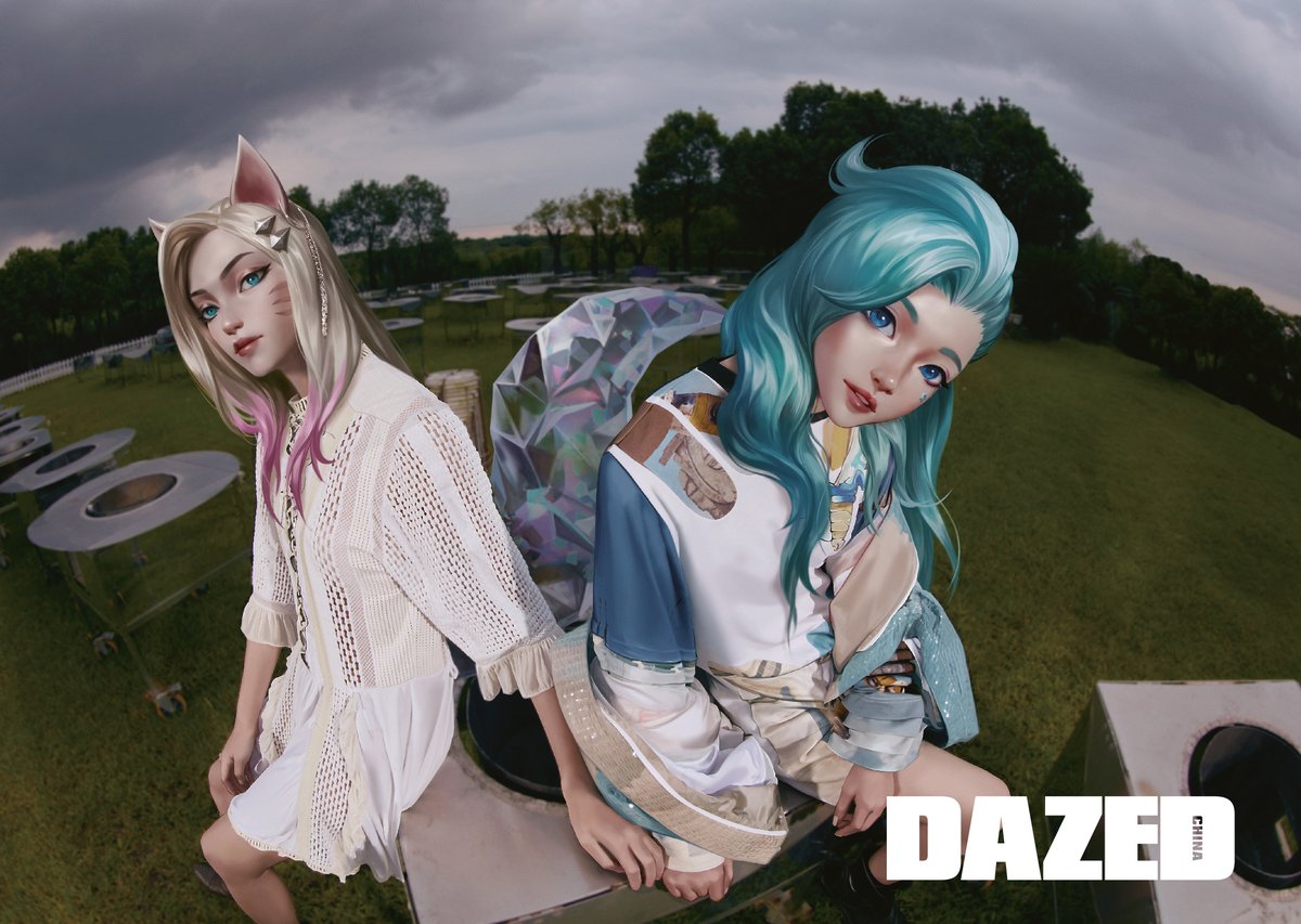 K/DA on X: K/DA with @seradotwav are featured on the November issue of  DAZED China. We've shown you #MORE and we can't wait to go #ALLOUT this  Friday. // Outfits by @louisvuitton. #