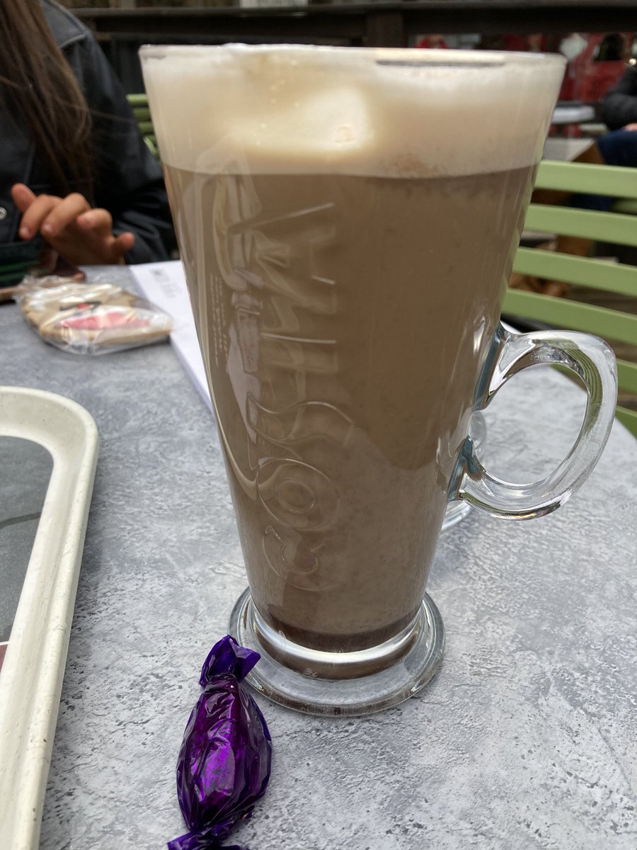 BrimfulofNasha's tweet photo. @jayne_mute @Pret I can also vouch for the @CostaCoffee Quality Street “The Purple One” Latte! #notjustmethen☺️ https://t.co/qMYa4Zllw0