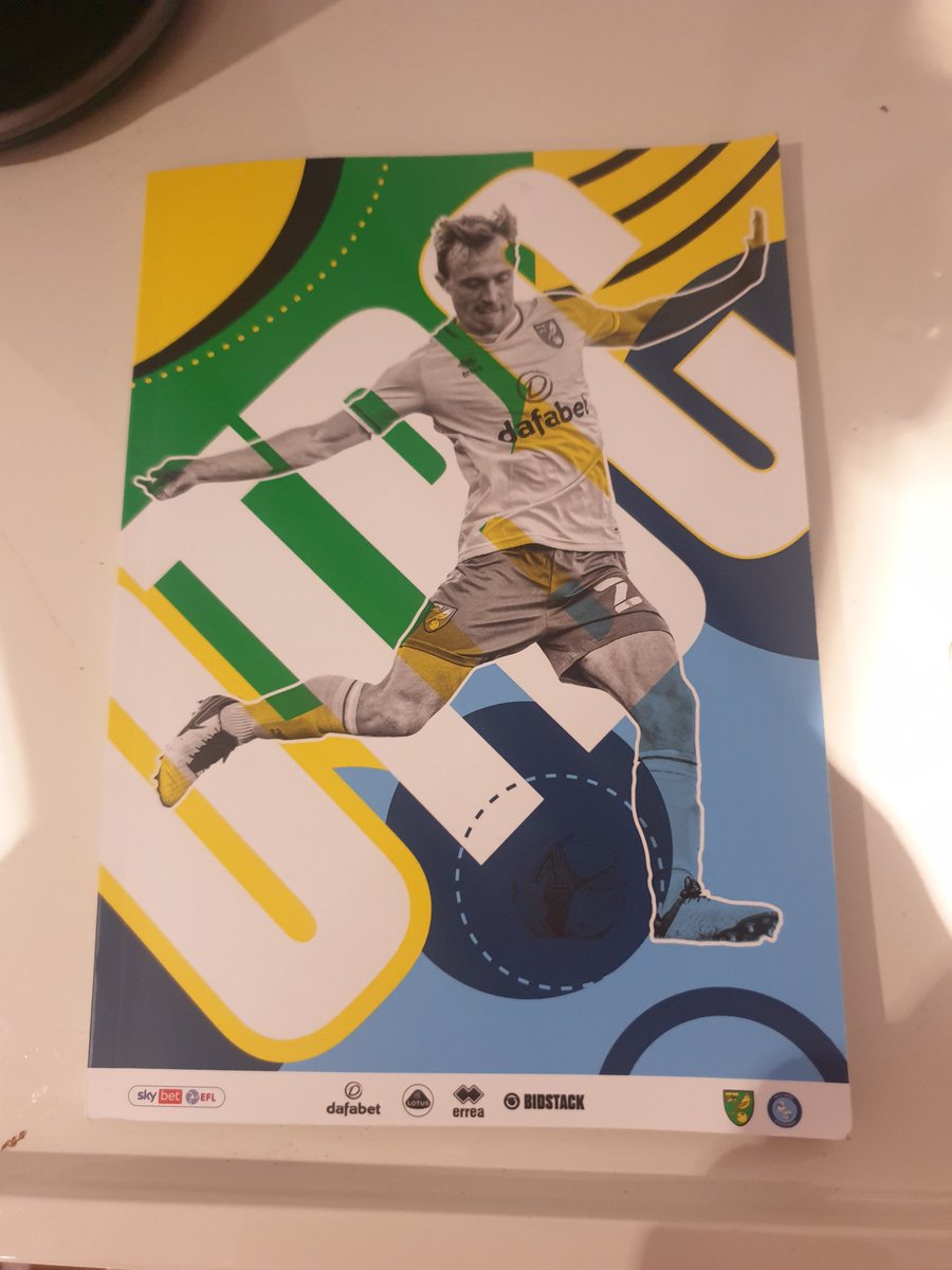ArmyAmarillo's tweet photo. It arrived a week late but here it is for you all. My piece about Norwich and Amarillo Army in the match day programme for Wycombe 💛💚💛💚
#NCFC #OTBC #SpanishCanaries #MatchDayProgram https://t.co/jk0kqxIlui