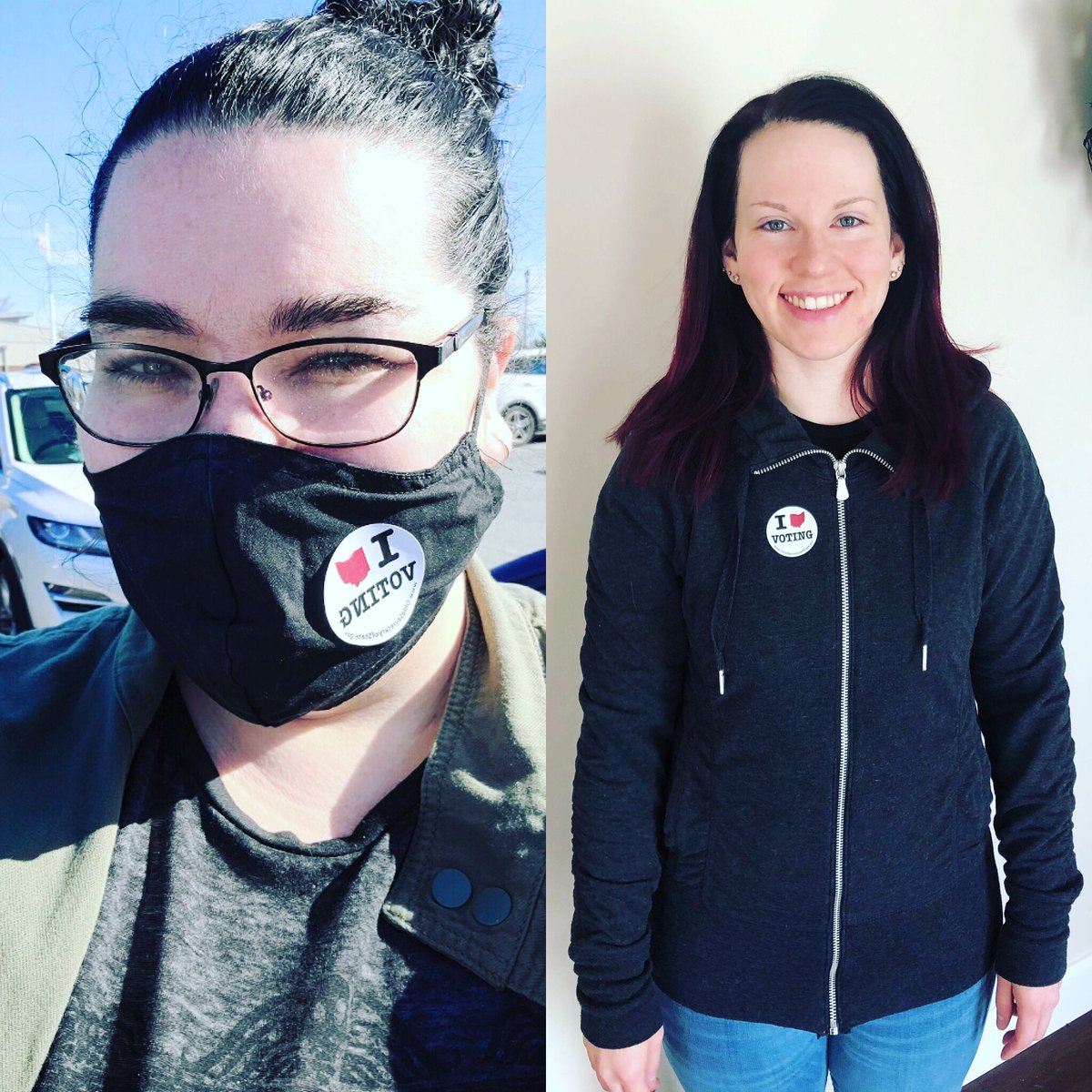 What has 4 thumbs, Ohio pride, and voted today? IT’S YA GHOULS FROM SHIVVERS! Get out and vote!! #voting #vote #election #elections #electionday2020 #president #presidentialelection2020 #politics  #democracy #votingmatters #votingrights #covid #electionday #registertovote #ivoted