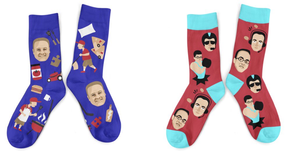 TheSockRocket's tweet photo. @960boomer @Fan960Steinberg let’s do this! Two awesome options here, folks, both these guys will look great on your feet this winter! All proceeds to Kidsport!
@Sportsnet960 @KidSportCalgary #GrumpyBlue #McLuvin
https://t.co/Ap0TEfG2mI https://t.co/PfVT8D9bUT