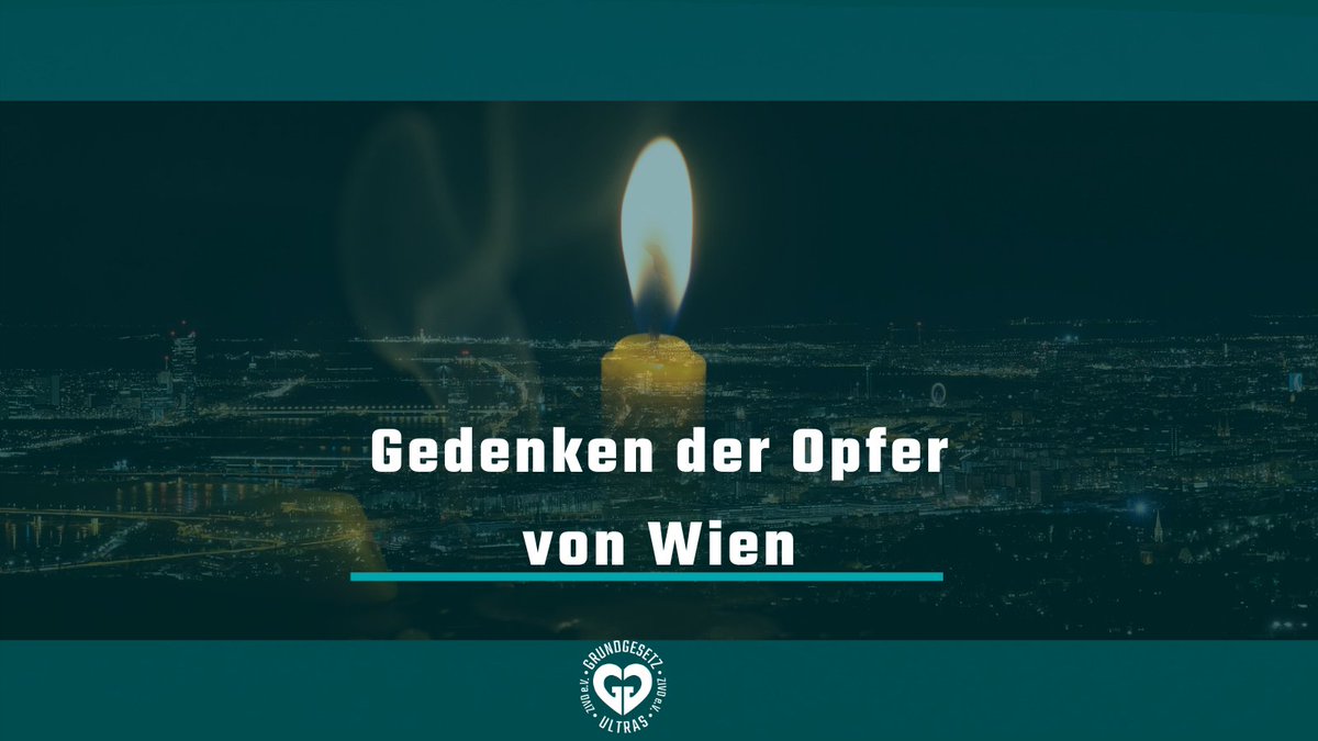Grundgesetz Ultras #GGUltras (@ultras_gg) on Twitter photo 🕯️Im stillen Gedenken an die Opfer des brutalen Terroranschlages von #Wien 🕯️ 🕯️Im stillen Gedenken an die Opfer des brutalen Terroranschlages von #Wien 🕯️