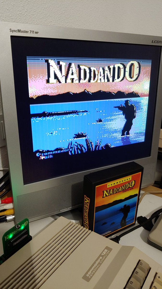 Fantástico #Naddando mi commodore y yo, te damos las gracias <a href="/CommodoreSpain/">Commodore Spain</a>