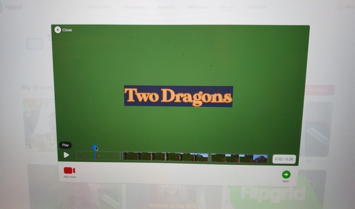 kellie_digital's tweet photo. Learning the history of the Welsh flag with @PlayCraftLearn &amp; @Flipgrid!🏴󠁧󠁢󠁷󠁬󠁳󠁿

1) Use Minecraft to recreate scenes &amp; show understanding of the story.

2) Add Minecraft screen recordings to Flipgrid &amp; retell the story in own words.
@HwbNews
#MIEETeamWales #MakingLearningMeaningful https://t.co/O4UshExDeQ