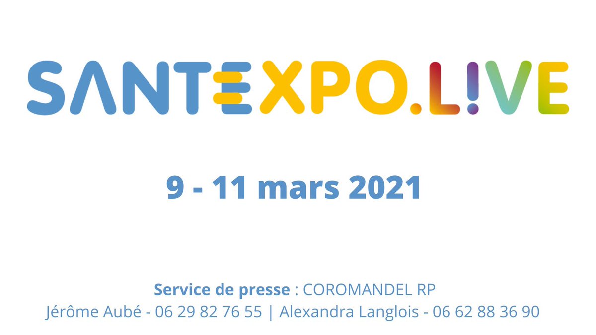 ⚠️ Compte-tenu de la situation sanitaire, #SANTEXPOLive est reporté du 9 au 11 mars 2021.
<a href="/parisSANTEXPO/">SantExpo</a> aura lieu au dernier trimestre 2021.
A très vite