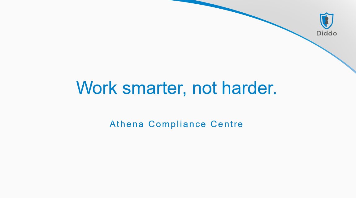 Diddo___'s tweet photo. We help information security consultants to be more efficient by simplifying and streamlining their compliance engagements.

Book a demo today to find out more.

#WorkSmarterNotHarder #ComplianceSoftware #DiddoAthena

https://t.co/iuvOF2QZKa https://t.co/aTXOtyv9iK