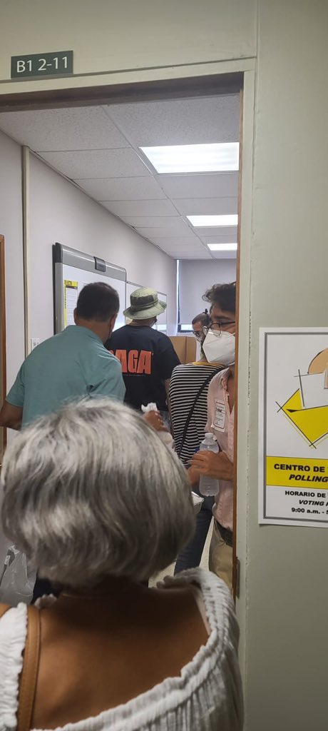 PopCrave's tweet photo. Bad Bunny was spotted wearing a #Chromatica T-shirt at the polls today. ⚔️ https://t.co/FAQhBG6cJV
