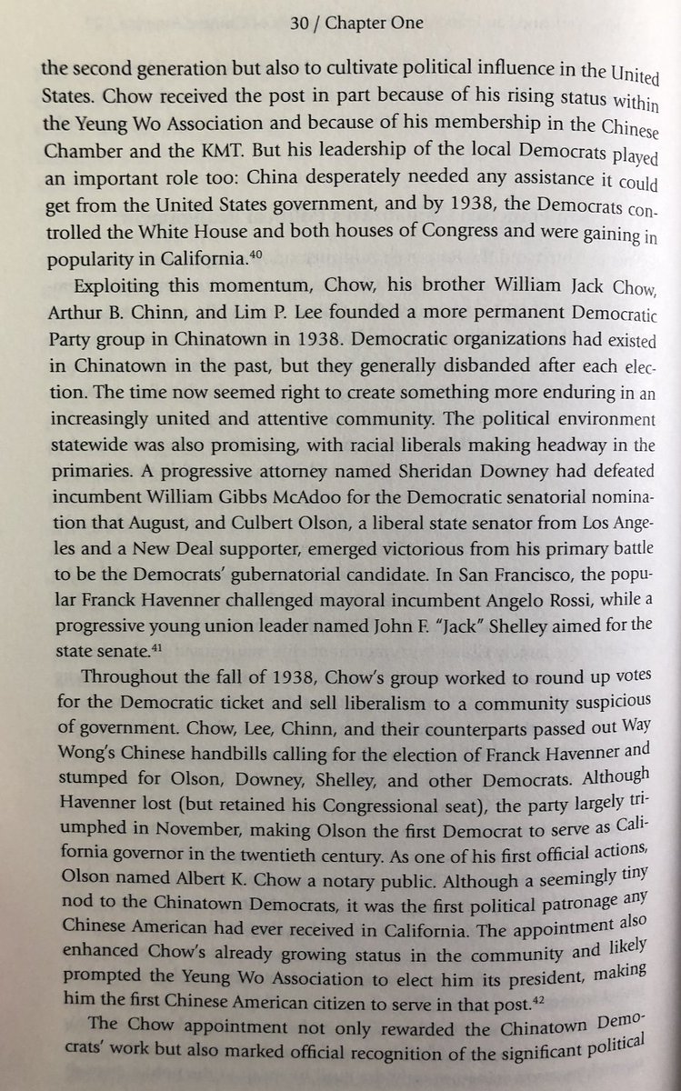 The New Deal spurred a political realignment in San Francisco’s Chinatown towards Democratic Party—akin to the shift among African American voters (see  @BrooksProf BETWEEN MAO + MCCARTHY)