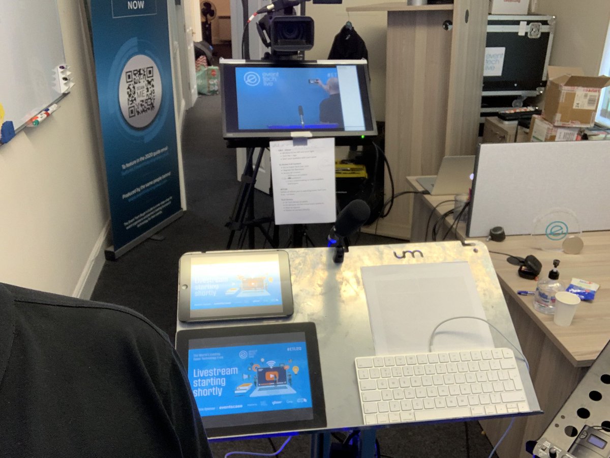 jamesdicksonqpr's tweet photo. My week so far. Still 3 more days of @eventtechlive to go! #ETL20 https://t.co/yhZldsYzVF