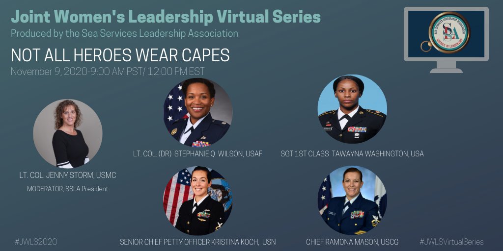 SeaServiceLead's tweet photo. Who runs the world? Moms! Join us 11/9 hear from this diverse group of servicewomen on how they balance their lives as military moms, challenges they've faced in their careers, & the importance of having a support system at home. Register Here: https://t.co/jWDsoOimtl
#JWLS2020 https://t.co/AbArVH3oQe