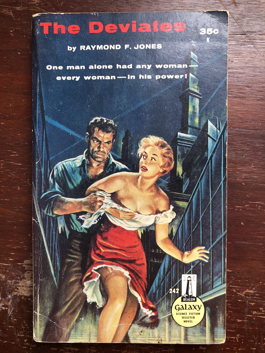 Some of the covers really de-emphasized the sf and emphasized the sleaze—especially of the man-threatening-helpless-woman variety.