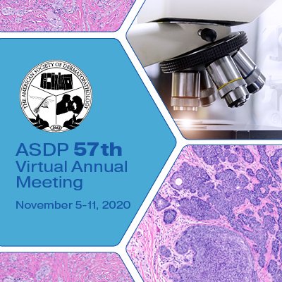 ASDPTweets's tweet image. Countdown to #ASDP20
Some Consults &amp;amp; Seminars still available! Register for #ASDP20 then find your spots asdp.org/annual-meeting…

#dermatopathology #dermpath #CME #dermatology #pathology  #virtualmeeting #register