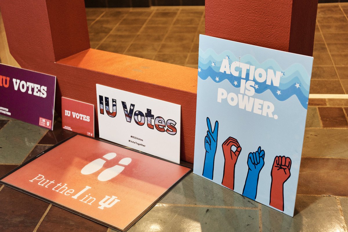 IUBloomington's tweet photo. Looking for short lines and snacks? If you're registered to vote in precincts 5, 18, 19, or 23 in Bloomington, you can cast your vote at the @OfficialIMU until 6 PM. π³οΈ #IUVotes https://t.co/P0U1MpRvnF
