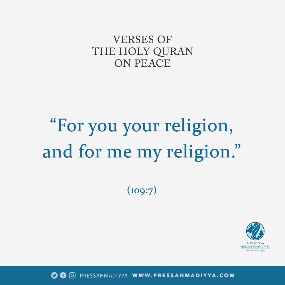 Each person has the right to freedom of religion