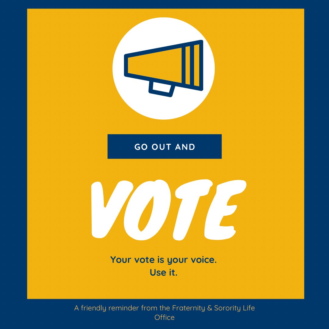 fslattamuc's tweet photo. Today is the Last Day to Vote!! We urge everyone to exercise their civic duty and right to vote!
No matter the outcome we are all LIONS!!🦁
We have full confidence that our students will showcase what it means to be a leading lion!
#MakeItImportant 
#VOTE https://t.co/T2j4O3vCDQ