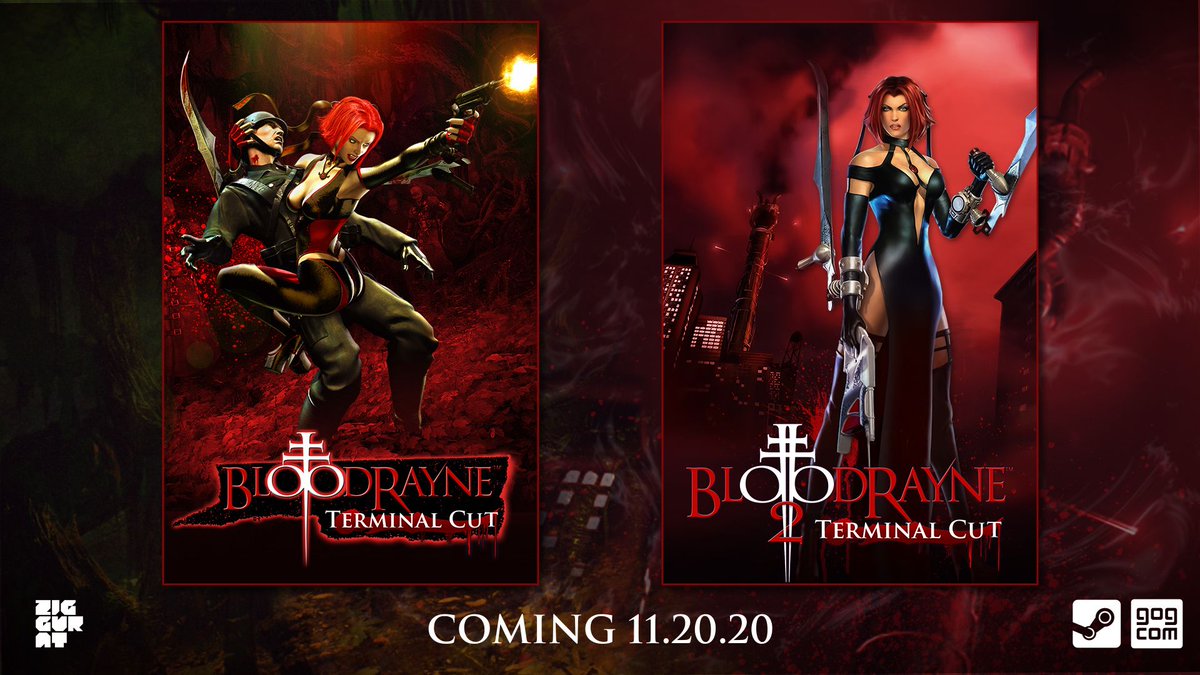 playziggurat's tweet photo. BloodRayne has returned. @TerminalReality has created the new definitive Terminal Cut editions of both #Bloodrayne 1 and 2. Add them to your wishlist on @Steam and @GOGcom today! #retrogaming #pcgaming #steamdeals
➡️ https://t.co/sPtgkDTsVo
➡️ https://t.co/AyljbZD01U https://t.co/k9PNAMpCUD