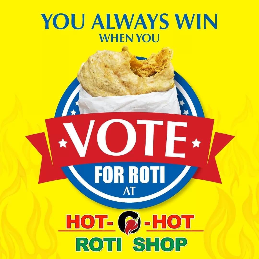 batchac's tweet image. I will be tuned in tonight to witness all the dramas during the #Elections2020 but before that, it's time to eat a roti. #roti #trinidad #socialmediamanagement #socialmedia