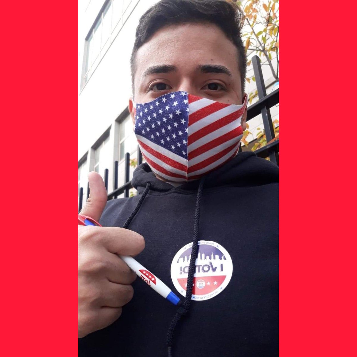 Baron_Montalvo's tweet photo. Cast my first ever presidential vote. You best believe it was for @realDonaldTrump! #LatinosForTrump WE EXIST! https://t.co/17y17cciUz